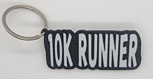 10K Runner Keychain